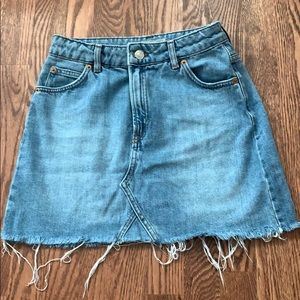 Topshop Jean skirt